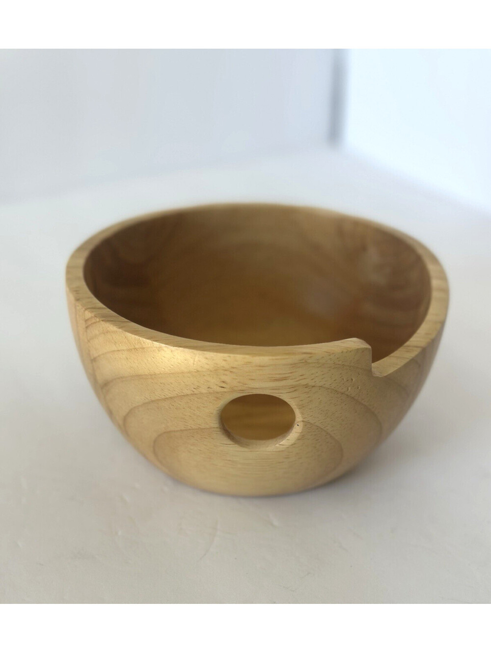 Knitting Crochet Handmade Solid Wood Yarn Bowl Handcrafts Yarn Tools Accessories